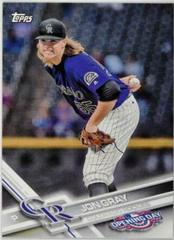 Jon Gray #28 Baseball Cards 2017 Topps Opening Day Prices