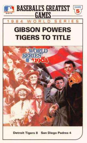 1984 World Series Game 5 #7 Baseball Cards 1989 Topps Ljn Baseball Talk