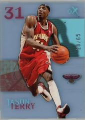Jason Terry #65 Basketball Cards 2003 Fleer E-X Prices