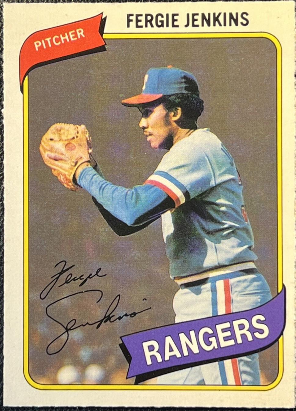Fergie Jenkins #203 1980 Topps O Pee Chee Baseball