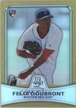 Felix Doubront #3 Baseball Cards 2010 Bowman Platinum