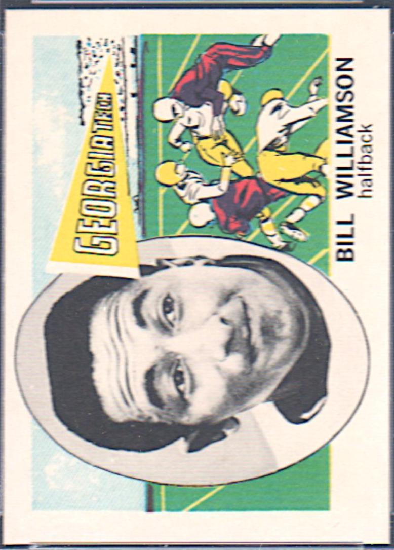 Bill Williamson #141 Football Cards 1961 NU Card