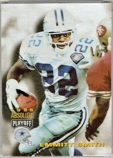 Emmitt Smith #22 Football Cards 1995 Playoff Absolute