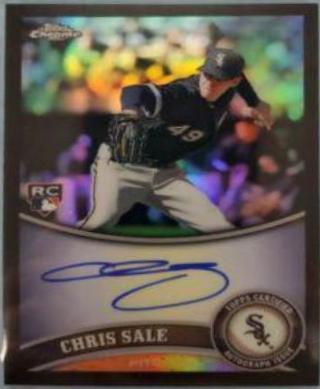 Chris Sale [Black Refractor Autograph] #205