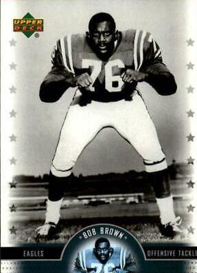Bob Brown #16 Football Cards 2005 Upper Deck Legends