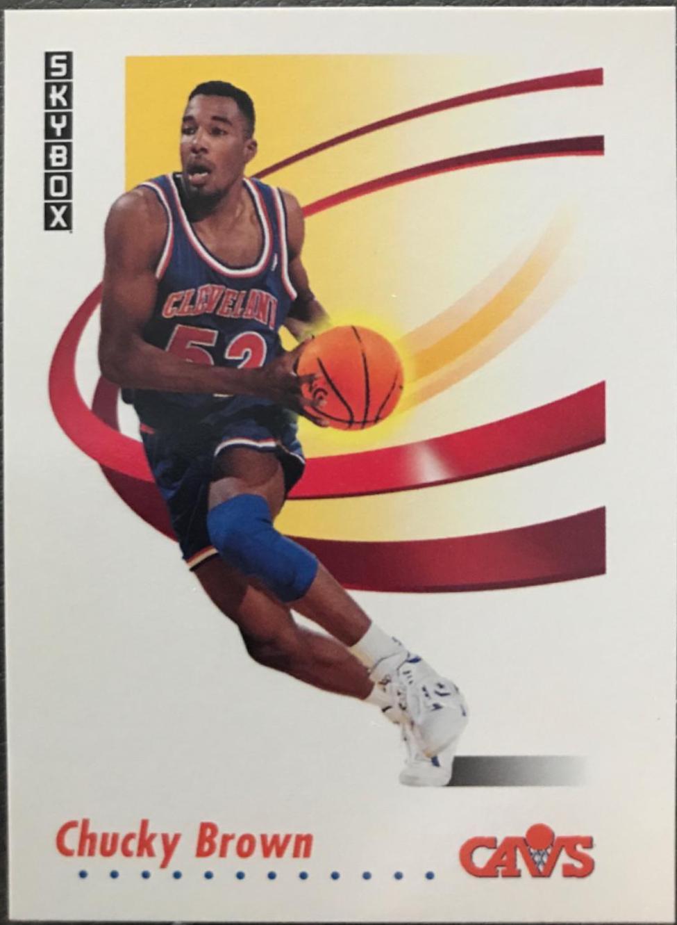 Chucky Brown #46 Basketball Cards 1991 Skybox