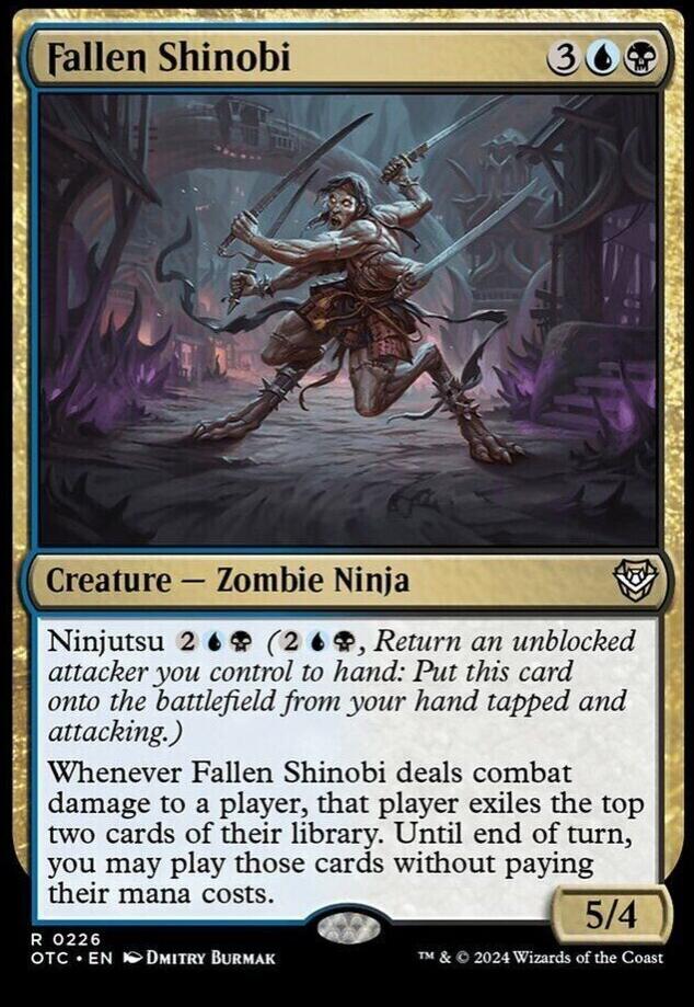 Fallen Shinobi #226 Magic Outlaws of Thunder Junction Commander