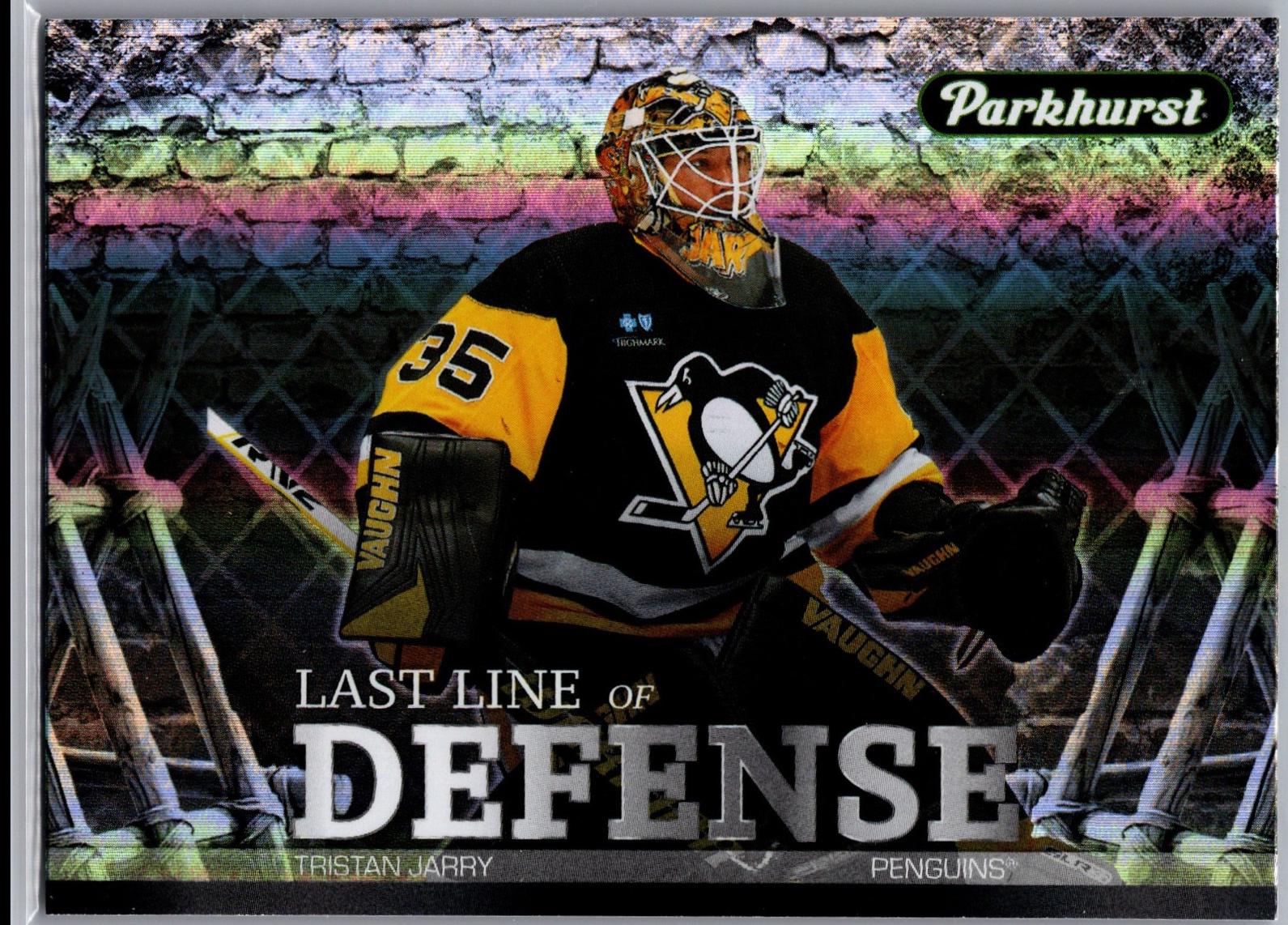 Tristan Jarry #LD-15 Hockey Cards 2023 Parkhurst Last Line of Defense