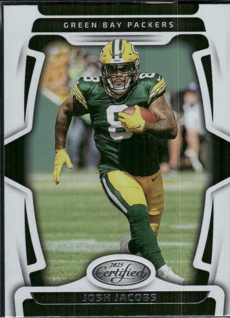 Josh Jacobs #38 2025 Panini Certified Football