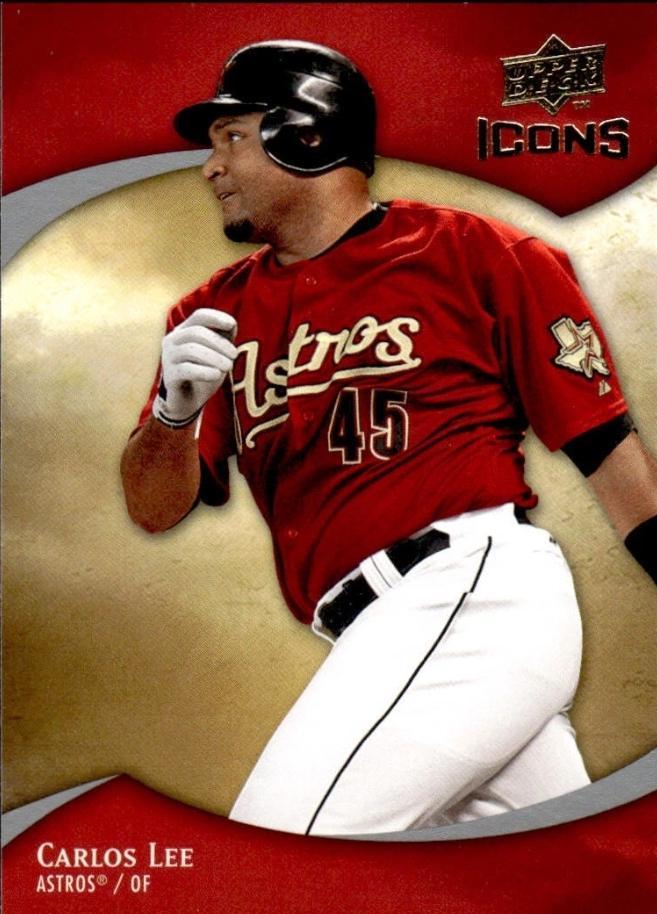 Carlos Lee #15 Baseball Cards 2009 Upper Deck Icons