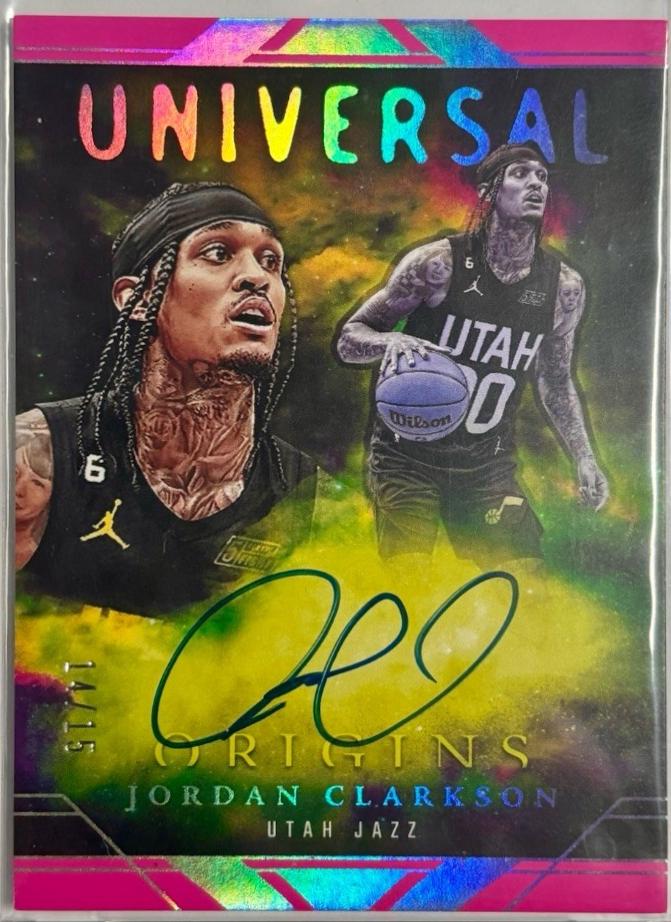 Jordan Clarkson #UA-JCU Basketball Cards 2023 Panini Origins Universal Autograph