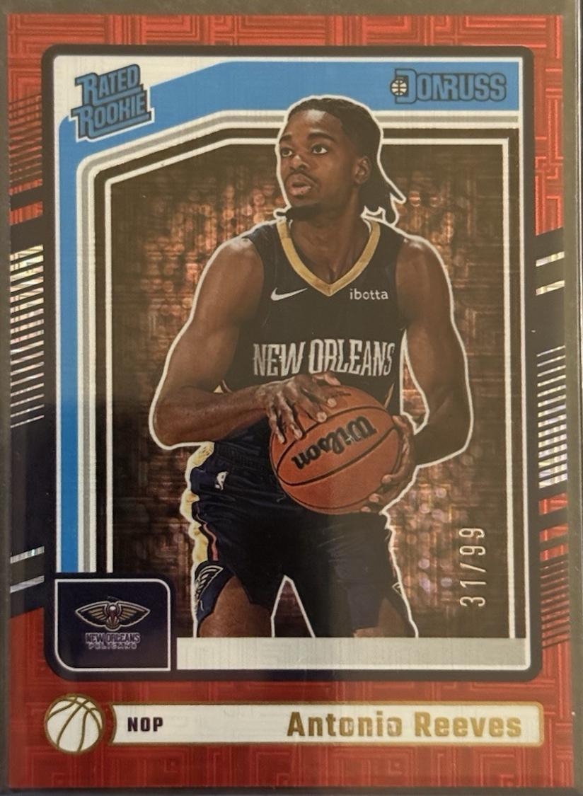 Antonio Reeves [Choice Red] #232 Prices | 2024 Panini Donruss ...