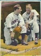 Frenchy Bordagaray, George Earnshaw Baseball Cards 1936 R312