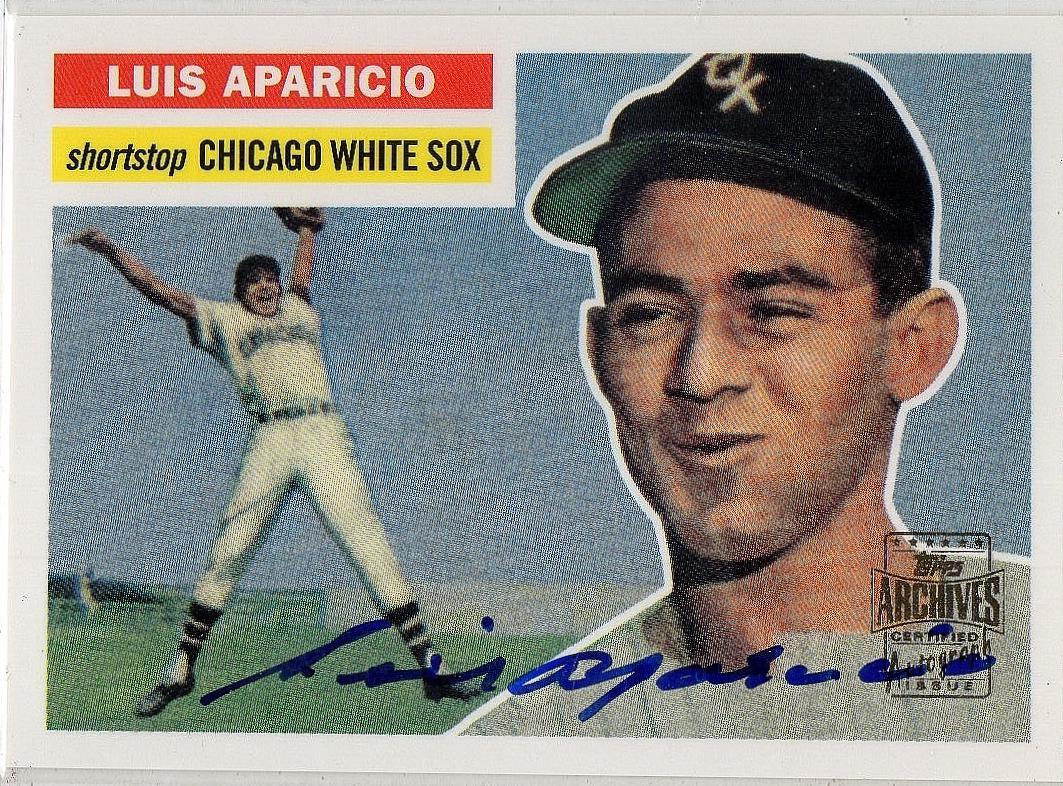 Luis Aparicio #97 2001 Topps Archives Autographs Baseball