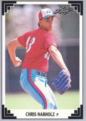 Chris Nabholz #416 Baseball Cards 1991 Leaf