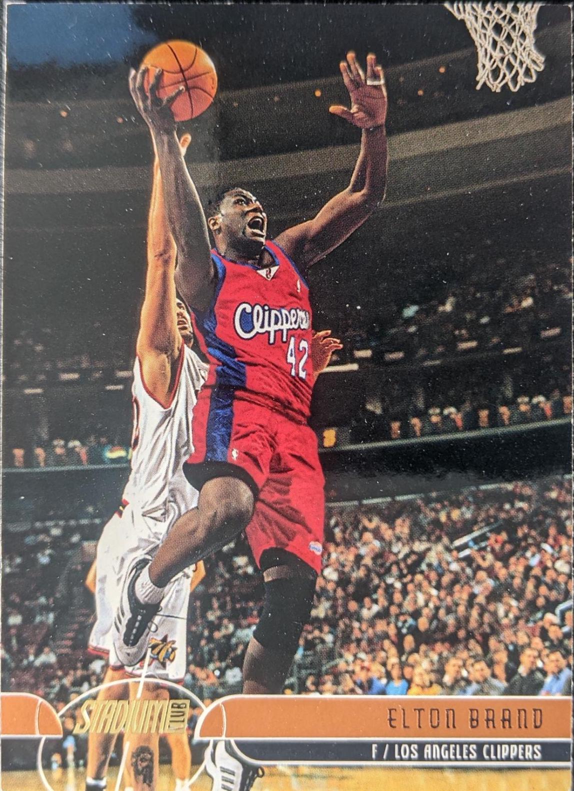 Elton Brand #15 Basketball Cards 2001 Stadium Club