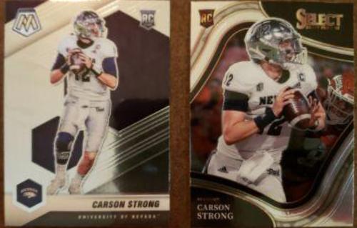 Carson Strong #111 Football Cards 2022 Panini Select Draft Picks