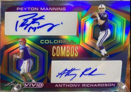 Peyton Manning, Anthony Richardson [Prismatic Gray] #CC-38