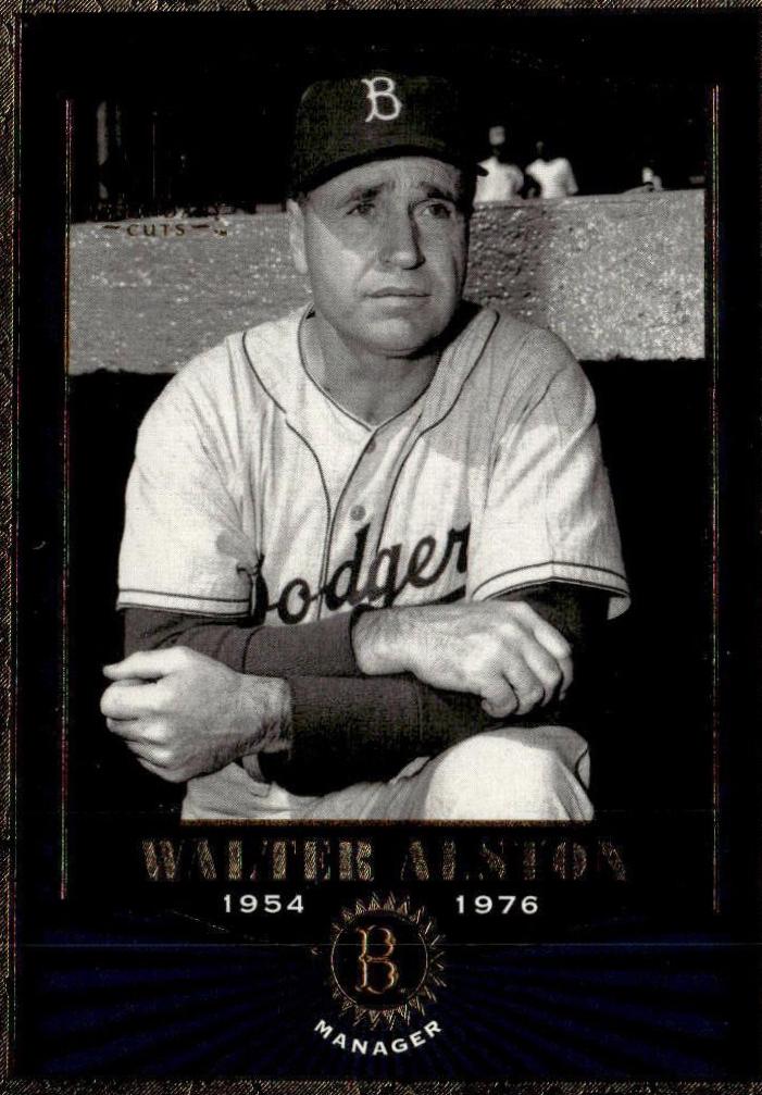 Walter Alston #36 Baseball Cards 2001 SP Legendary Cuts