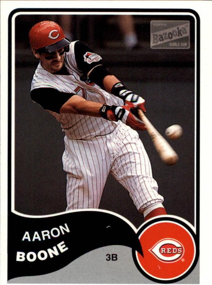 Aaron Boone #17 Baseball Cards 2003 Bazooka