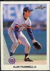 Alan Trammell #218 Baseball Cards 1990 Leaf