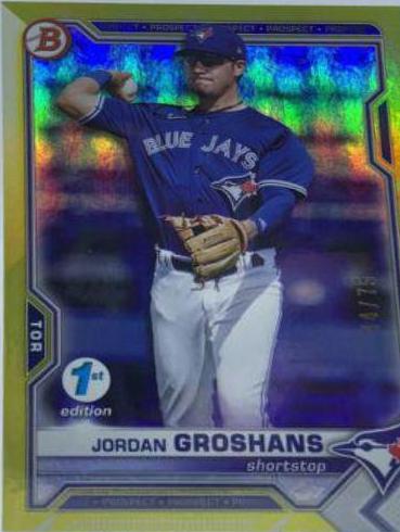 Jordan Groshans [Yellow Foil] #BD-82