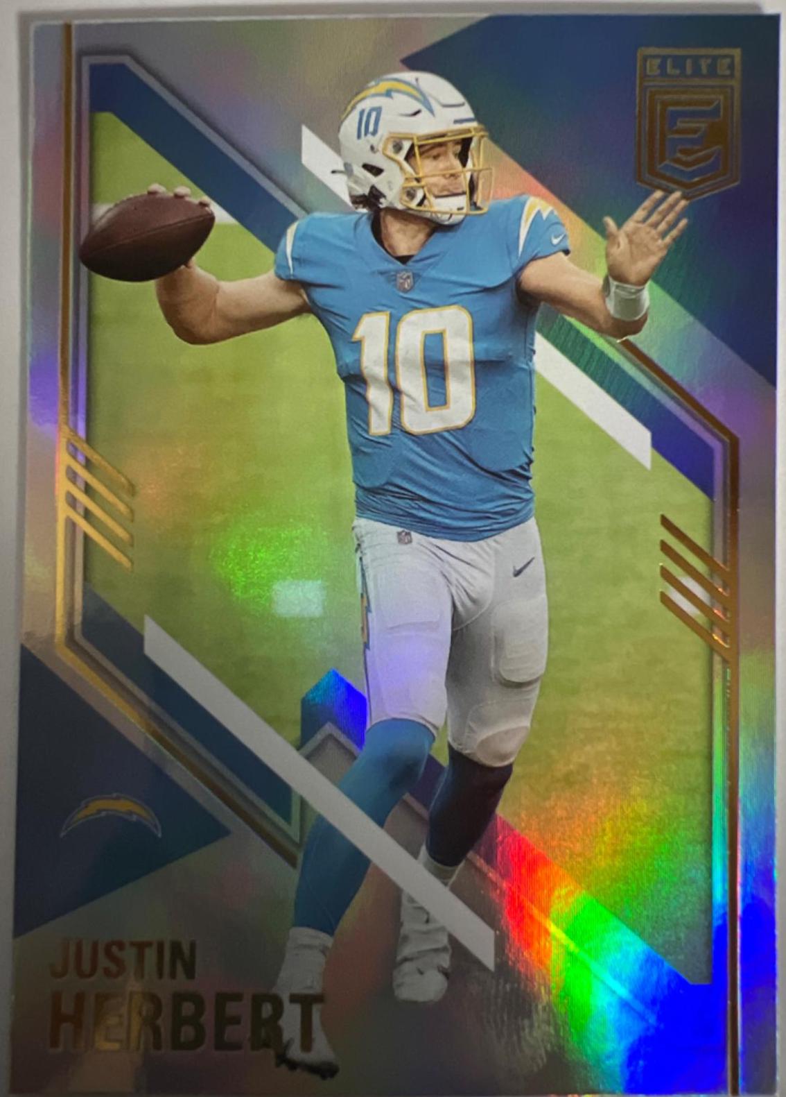 Justin Herbert #30 2021 Panini Donruss Elite Football