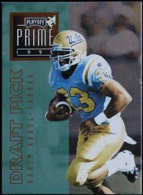 Karim Abdul Jabbar #49 Football Cards 1996 Playoff Prime