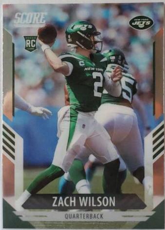 Zach Wilson #402 Football Cards 2021 Panini Chronicles Score Update Rookies