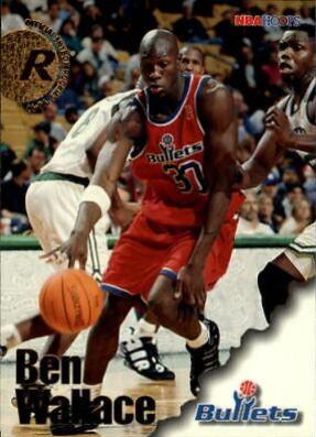 Ben Wallace #314 Basketball Cards 1996 Hoops