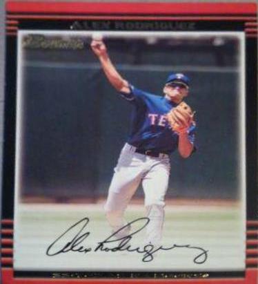Alex Rodriguez #3 Baseball Cards 2002 Bowman