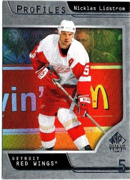 Nicklas Lidstrom #P-37 Hockey Cards 2020 SP Signature Edition Legends Profiles