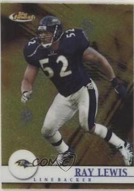 Ray Lewis #36 Football Cards 2001 Topps Finest