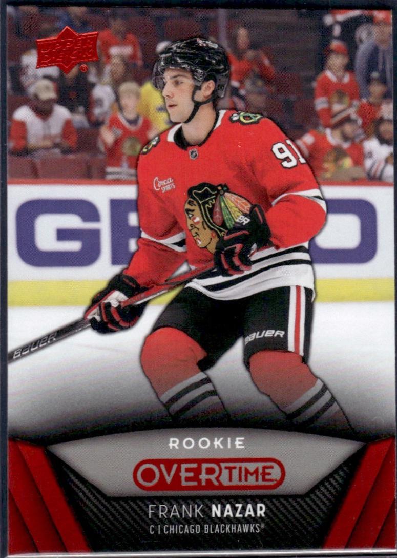Frank Nazar #81 Hockey Cards 2024 Upper Deck Overtime