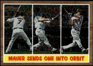 Joe Mauer #C74 2011 Topps Heritage Baseball Chrome