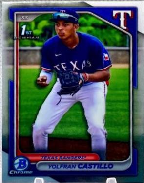 Yolfran Castillo #BCP-159 Baseball Cards 2024 Bowman Chrome Prospects