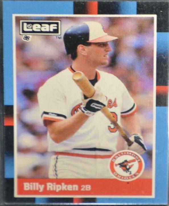 Billy Ripken #134 Baseball Cards 1988 Leaf