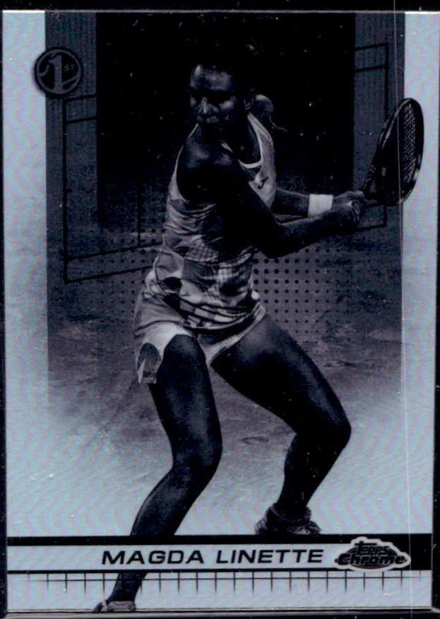 Magda Linette [Negative Refractor] #61 Prices | 2024 Topps Chrome ...