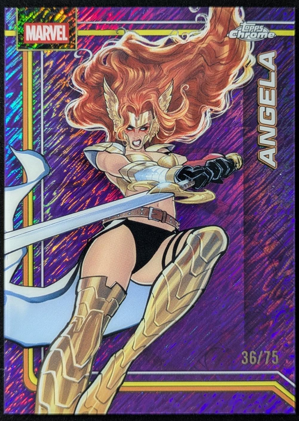 Angela Purple Shimmer Refractor