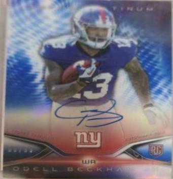 Odell Beckham Jr. [Blue Refractor] #42