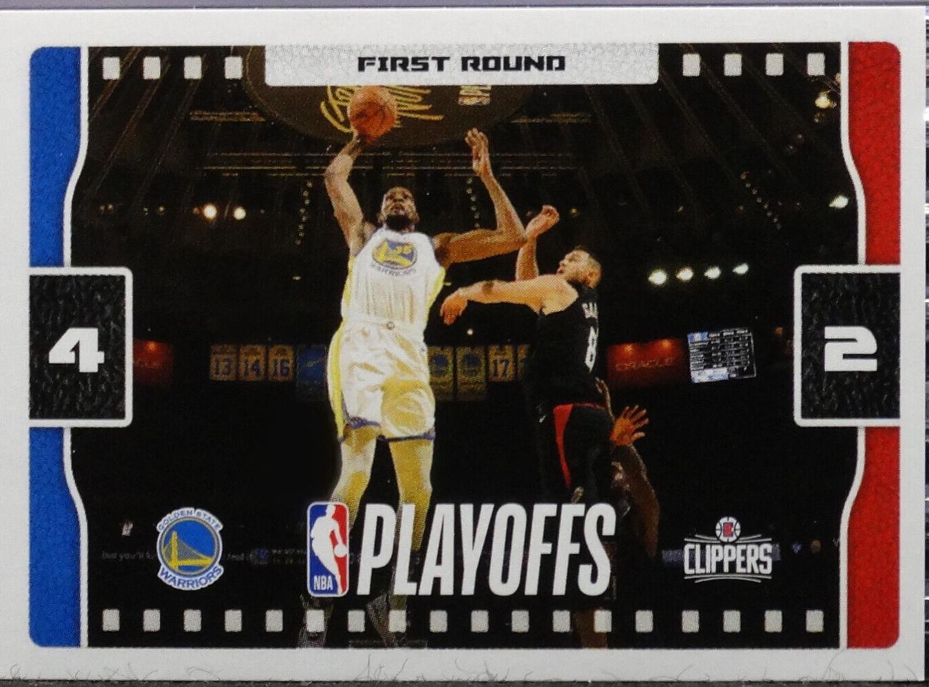 Warriors VS Clippers #49 Basketball Cards 2019 Panini Stickers