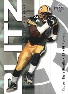 Kabeer Gbaja-Biamila #BB-3 Football Cards 2002 Upper Deck Blitz Brigade