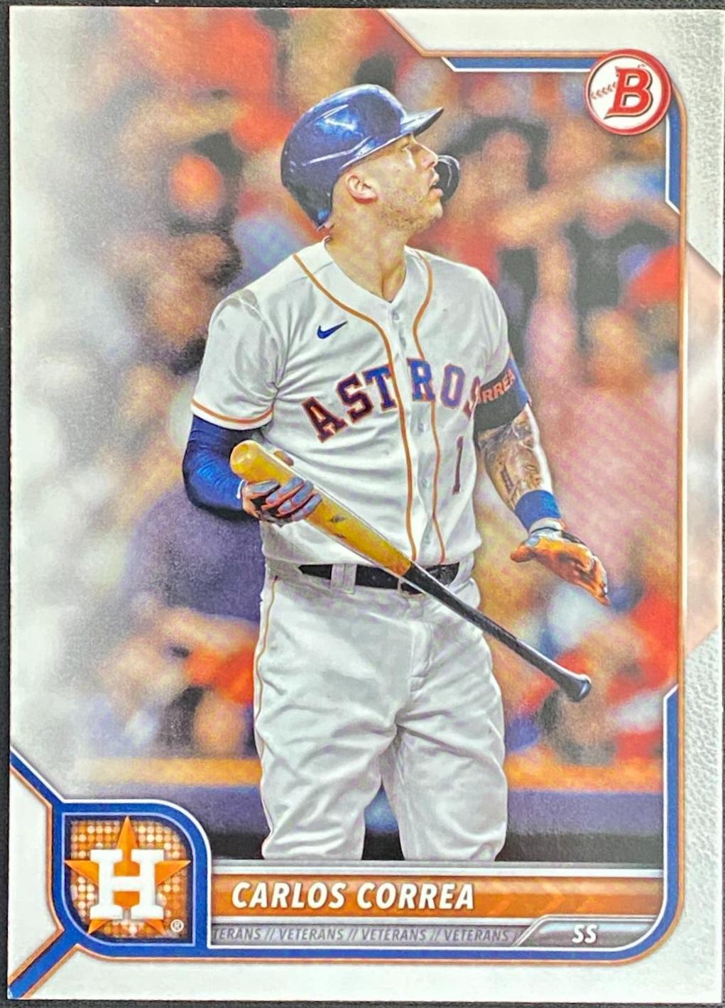 Carlos Correa #3 Baseball Cards 2022 Bowman