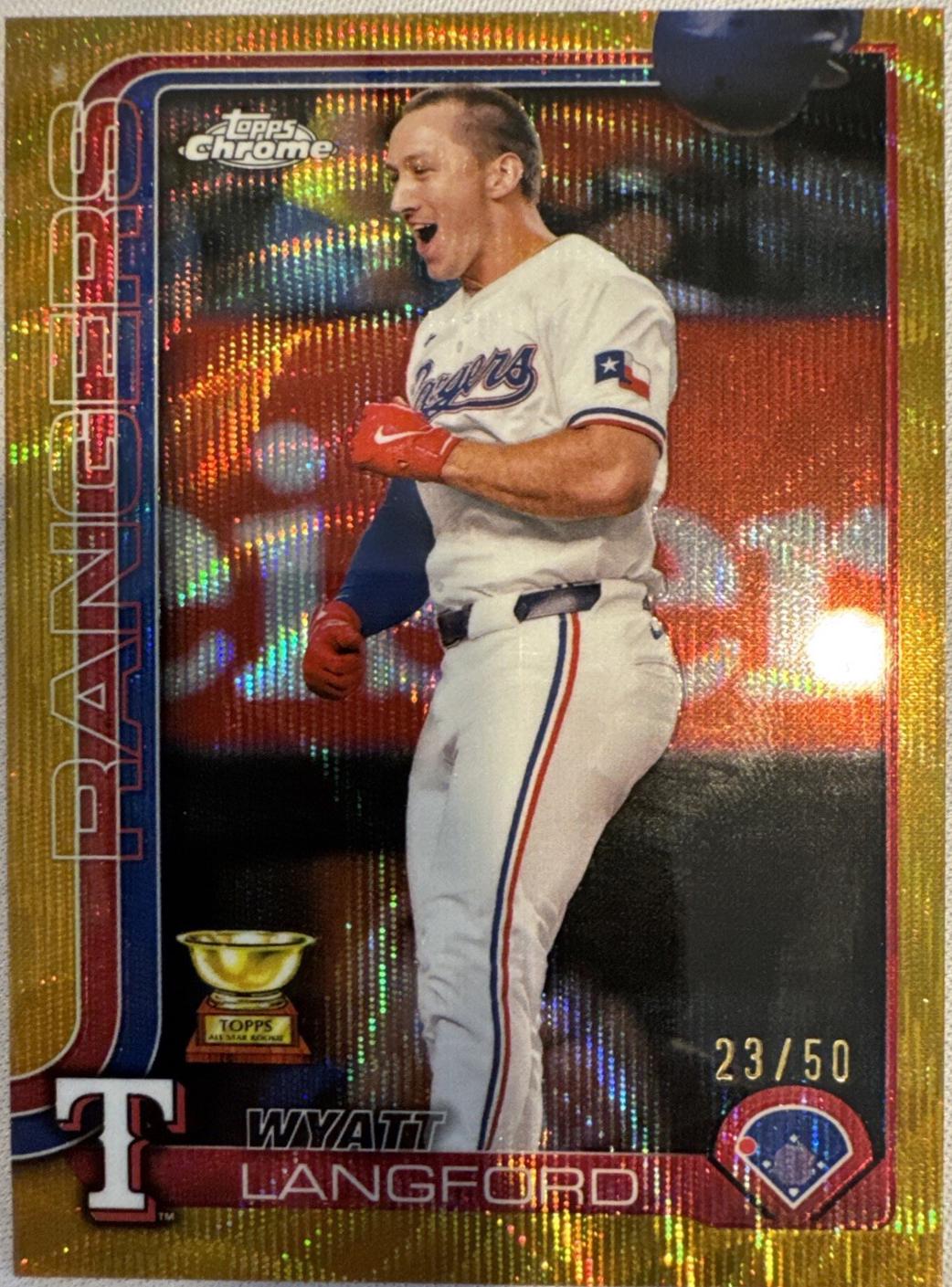 Wyatt Langford [Gold Geometric] #68