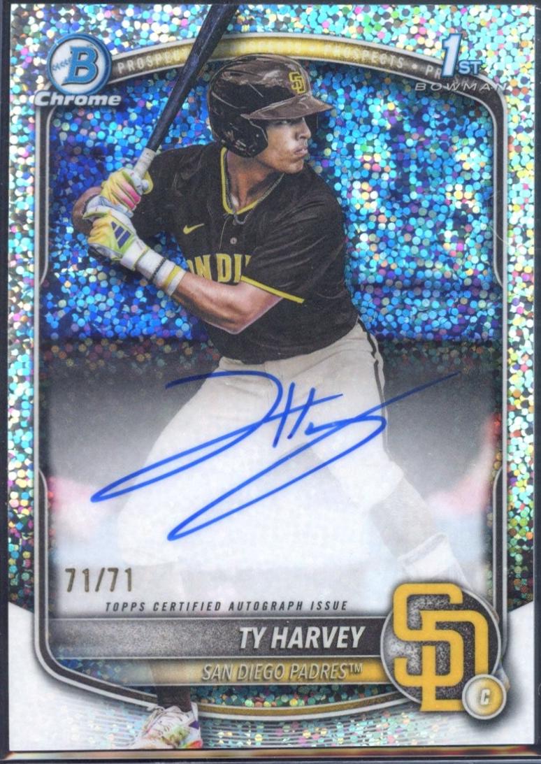 Ty Harvey [Sparkle Refractor] #CPA-TH