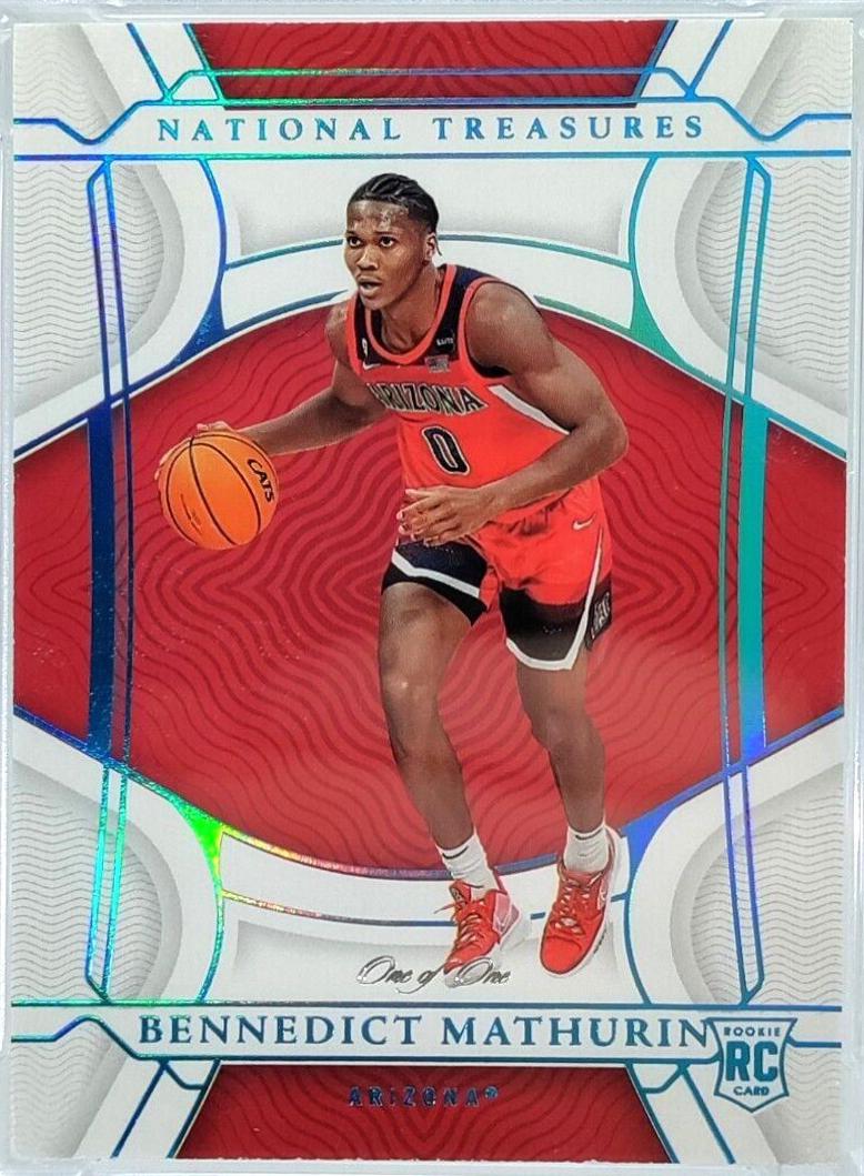 Bennedict Mathurin #8 Basketball Cards 2022 Panini National Treasures Collegiate