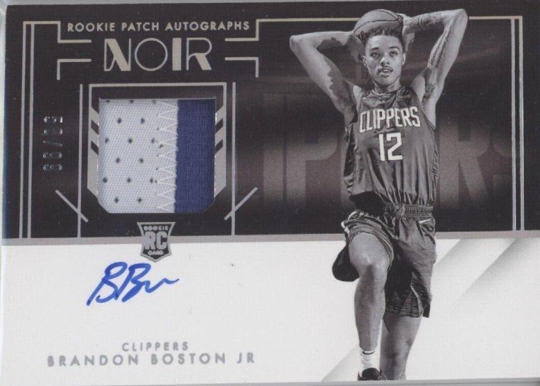 Brandon Boston Jr #316 2021-22 Panini Noir Basketball