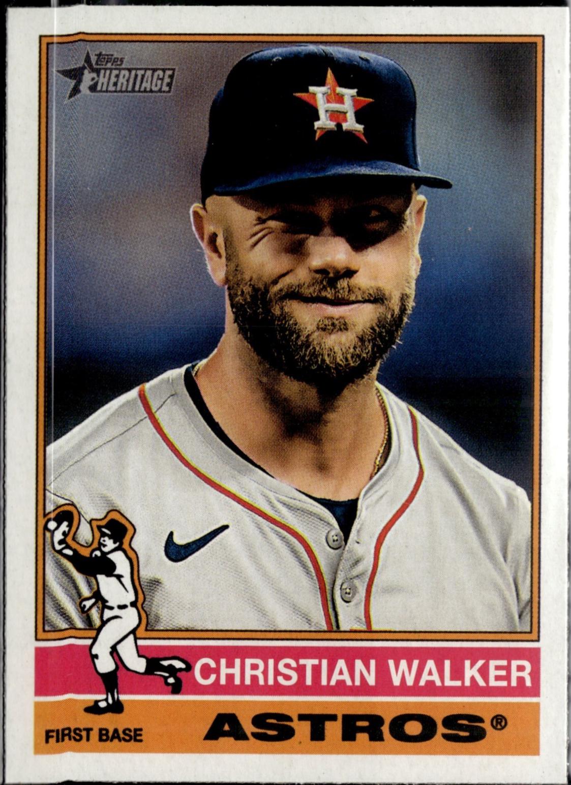Christian Walker #110 Baseball Cards 2025 Topps Heritage