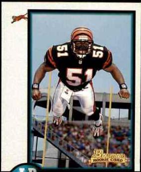 Takeo Spikes #4 Football Cards 1998 Bowman