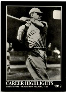 Babe's First Home Run Record 29